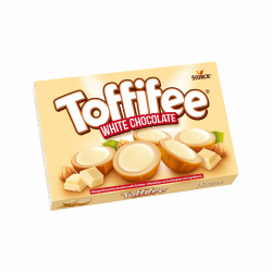 Toffifee White Chocolate – 1 x 125 g – Haselnuss in Karamell mit heller Creme und weißer Schokolade – ideal zum gemeinsamen Naschen und Teilen Angebot bei HelloDeals