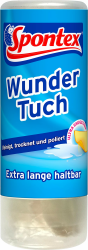 Spontex Wundertuch, hohe Wasser- und Schmutzaufnahme, ideal für Autolack, Glas und Kacheln, reinigt streifen- und fusselfrei, 1er Pack Angebot bei HelloDeals