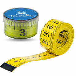 2 in 1 - Maßband 150 cm - Präzises Messen - Schneidermaßband cm + INCH Massband - Aufbwahrungsbox Angebot bei HelloDeals