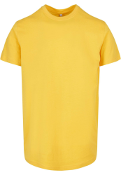 Build Your Brand Herren Basic Rundhals T-Shirt L Taxi Yellow Angebot bei HelloDeals