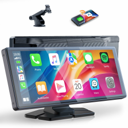 Volam 9.26 Zoll CarPlay Bildschirm,Tragbares Autoradios kompatibel mit Apple CarPlay&Android Auto Car Stereo,IPS Touch Screen,Digital Receiver mit siri/GOO-gle,GPS Navigation,Bluetooth,Mirror Link,AUX Angebot bei HelloDeals