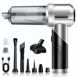 NVKHG Handstaubsauger, 18000Pa Handstaubsauger Akku, 3 in 1 Faltbar Mini Staubsauger, Auto-Staubsauger mit Bürstenloser Motor, Nass&Trocken Kabelloser Staubsauger für Auto, Haus, Küche Angebot bei HelloDeals