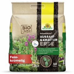 Neudorff NeudoHum Aussaat- & KräuterErde - Torffreie Bio Erde fördert Keimung und Wurzelwachstum für Aussaat, Kräuter, Stecklinge, Jungpflanzen, 10 Liter, Braun Angebot bei HelloDeals