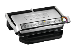 Tefal OptiGrill+ XL Kontaktgrill, 9 Programme, Garstufenanzeige, Abnehmbare XL-Platten, Manueller Modus, Elektrogrill, Edelstahl, GC722D16 Angebot bei HelloDeals