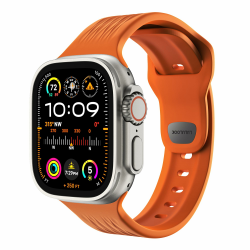 LULULOOK Kompatibel mit Apple Watch Ultra 2/Ultra Armband 49mm 46mm 45mm 44mm 42mm, Wasserdicht FKM (Fluoroelastomer) Sport Ersatzarmbänder mit Schnalle für iWatch Serie 10 9 8 7 SE 6 5 4 3 2 1 Angebot bei HelloDeals