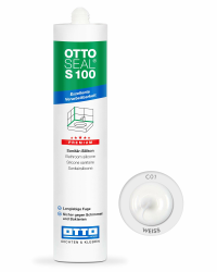 OTTOSEAL S 100 Premium-Sanitär-Silikon 300 ml Kartusche C01 weiss Angebot bei HelloDeals