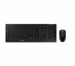 CHERRY B.UNLIMITED 3.0, Kabelloses Tastatur- und Maus-Set, Deutsches Layout (QWERTZ), 2,4 GHz Funk, Dauerhaft Abriebfeste Tasten, Wiederaufladbar, Schwarz Angebot bei HelloDeals