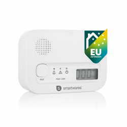 Smartwares Kohlenmonoxid melder, 10 Jahre Sensor, 1.7 Testsieger Wertung, mit Display und Testknopf - FGA-13041 Angebot bei HelloDeals
