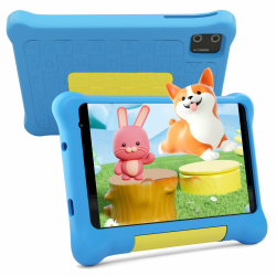 Freeski Tablet für Kinder, 7 Zoll Tablet für Kinder, Android 13 Tablet, 5GB+32GB, IPS HD, WiFi, Bluetooth, Dual Camera, Child Safety, Kidoz installiert mit Schutzhülle (Blau) Angebot bei HelloDeals