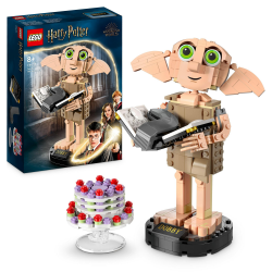 LEGO Harry Potter Dobby der Hauself Set, bewegliche ikonische Figur, Spielzeug, Schlafzimmer Accessoire & Deko, Charakter-Sammlung, Geschenk für Mädchen, Jungen, Teens und alle Fans ab 8 Jahren 76421 Angebot bei HelloDeals