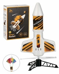 SainSmart Jr. Rakete Spielzeug – Motorisierte Rakete mit Fallschirm, Start bis zu 61 Meter, Outdoor-Spielzeug für Kinder im Alter von 8–12 Jahren (Weiß) Angebot bei HelloDeals