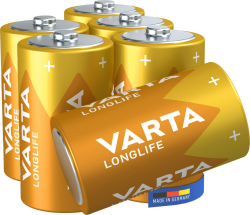 VARTA Batterien D Mono, 6 Stück, Longlife, Alkaline, 1,5V, ideal für Fernbedienungen, Wecker, Radios, Made in Germany Angebot bei HelloDeals
