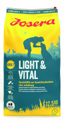 JOSERA Light & Vital (1 x 12,5 kg) | Adult | Premium Trockenfutter für ausgewachsene Hunde | Geflügel & Erbse | wenig Fett und viel Protein zur Gewichtskontrolle | weizenfrei | Hundefutter | 1er Pack Angebot bei HelloDeals