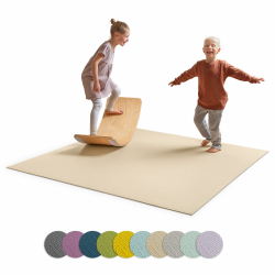 Ehrenkind® Made in Germany Anti-Rutsch Krabbelmatte Oeko-Tex Matten | Spielmatte Baby | Größe 180x180cm BEIGE Angebot bei HelloDeals