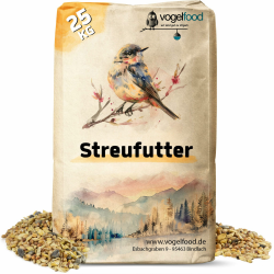 Samore Vogelfood 25 kg Streufutter für Wildvögel erstklassige Zusammensetzung Vogelfutter Angebot bei HelloDeals