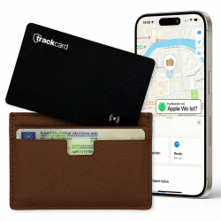 TRACKCARD® die Air Tag Karte im Kartenformat für die Brieftasche | Wiederaufladbar, smart & wasserdicht | Kompatibel mit Apple Wo Ist? (iOS) für GPS Ortung vom Wallet per Tracker Karte Angebot bei HelloDeals