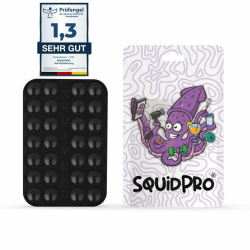 SQUIDPRO® - Silikon Saugnapf Handyhalterung, selbst-klebend, Kompatibel mit Allen weltweit gängigen iPhone- und Android Mobiltelefonen BZW. Handyhüllen, Freihändige Halterung für Selfies und Videos Angebot bei HelloDeals