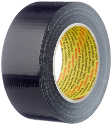 3M Universelles Gewebeklebeband 2903, Duct Tape, Starkes Panzertape, Reparatur Klebeband, Starke Klebkraft, leicht abreißbar, 48mm x 50m, Schwarz - 1 Rolle Angebot bei HelloDeals