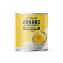 by Amazon Ananas, ganze Scheiben in Ananassaft, 560g (1er-Pack) Angebot bei HelloDeals