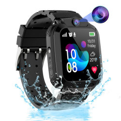 GPS Smartwatch Kinder, Wasserdicht GPS Handy Uhr Kinder Smartwatch mit GPS und Telefon Anruffunktion SOS Spiel Voice Chat Wecker Schulmodus, Kinder Smartwatch Geschenk für Jungen Mädchen Student Angebot bei HelloDeals