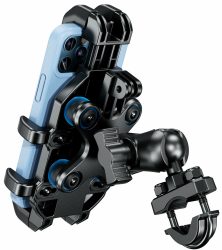 BRCOVAN Motorrad Handyhalterung mit Vibrationsdämpfer, Anti-Shake Handy Motorradhalterung, Verstellbar Lenker Handyhalter für Motorrad, Fahrrad, Roller, ATV, für 5,4 Zoll - 7,2 Zoll Smartphones Angebot bei HelloDeals