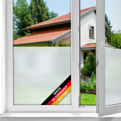 d-c-fix Fensterfolie Opal Milchglas selbstklebend 45 cm x 2 m - Milchglasfolie blickdichte Sichtschutzfolie - Sichtschutz für Badezimmer-Fenster, Küche - Blickschutz Folie Klebefolie Glasfolie Angebot bei HelloDeals