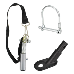Zimoer Fahrrad Anhängerkupplung Universal Metall Fahrradanhänger Kupplung mit Sicherungsstift für Kinderanhänger Hundeanhänger Transportanhänger Kinderwagen Rad Elektrofahrrad Outdoor Angebot bei HelloDeals