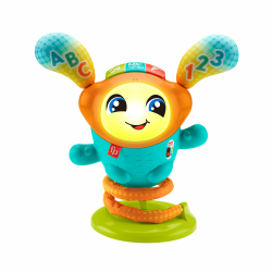 Fisher-Price, - DJ Hüpfi, DEUTSCHE Version, interaktives Lern-Spielzeug zum Tanzen, Bewegen und Hüpfen, mit Musik und Federung, Babyspielzeug für Kinder ab 9 Monaten, HJP94 Angebot bei HelloDeals