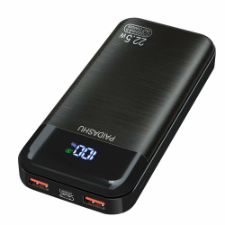 Power Bank 27.000mAh 22,5W Externer Handyakku PD20W Schnell Aufladende Powerbank USB C mit LED Display 3 Ausgängen & 2 Eingängen Tragbares Ladegerät für Smartphones (002) Angebot bei HelloDeals