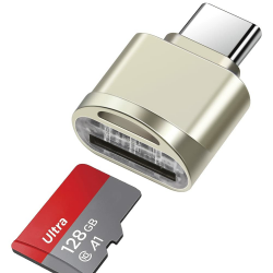 TF Kartenleser, USB-C auf TF Kartenleser, Typ C OTG Speicherkartenleser Adapter für PC, Notebook, MacBook Air Pro, Galaxy, Huawei, Tablette Angebot bei HelloDeals