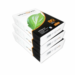 versando 1.500 Blatt Druckerpapier A4 hochweiß CIE161 Premium Kopierpapier (3x 500 Blatt HighWhite 80) strahlende Farben, klare Schrift, PEFC zertifiziert Angebot bei HelloDeals