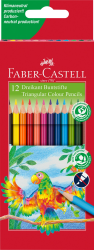FABER-CASTELL 116512 - Buntstifte Dreikantform, 12 Stück im Kartonetui Angebot bei HelloDeals