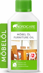 Nordicare Möbelöl [275ml] Holzöl zur Pflege farblos für Eiche, Buche, Nussbaum, Lärche. Holzlasur auf Basis von Leinöl. Leinölfirnis Angebot bei HelloDeals