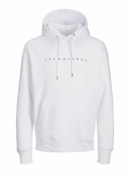 JACK & JONES Herren Jjestar Jj Sweat Hood Noos Kapuzenpullover M Weiß Angebot bei HelloDeals