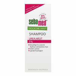 SEBAMED Shampoo Urea Akut 5%, lindert spürbar Juckreiz bei trockener Kopfhaut und hilft, die natürliche Feuchtigkeitsbalance von Haut und Haar wieder herzustellen, 200 ml Angebot bei HelloDeals