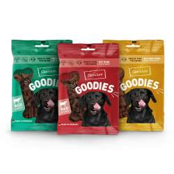 Chewies Hundeleckerli Mix - 3 x 200 g - Rind, Pansen, Geflügel Knöchelchen - Hundesnacks zuckerfrei & mit hohem Fleischanteil - Trainings-Leckerli für Ihren Hund (600 g) Angebot bei HelloDeals