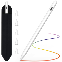 TQQ Stift für iPad 2018-2024, Schnellladefunktion, Palm-Ablehnung, Pencil für Apple iPad Pro M4, iPad Air M2, iPad Pro 13''/12,9''/11'', iPad 10/9/8/7/6, iPad Mini 6/5, iPad Air 5/4/3 Gen Angebot bei HelloDeals