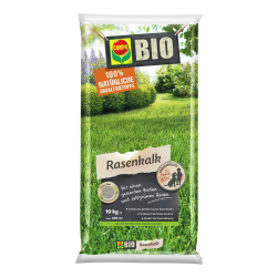 COMPO BIO Rasenkalk, Zur Erhöhung des pH-Werts saurer Böden, Für 200 m², Feingranulat, 10 kg Angebot bei HelloDeals
