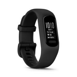 Garmin vívosmart 5 – Fitness-Tracker mit extragroßem OLED-Touchdisplay, Gesundheitsfunktion wie Schlafqualität und Herzfrequenzmessung. Bis zu 7 Tage Akkulaufzeit, wasserdicht und Notfallhilfe. Angebot bei HelloDeals