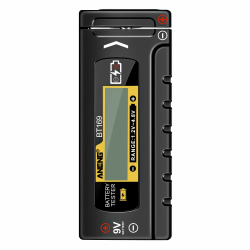 AXFEE Batterietester, Digital Batterietester, Universal Batterietester für AA AAA C D 9V Batterie Tester, LCD Batterieprüfergerät, Batteriemessgerät, Akku Anzeige, für 1.2~4.8/9V Batterien, BT169 Angebot bei HelloDeals