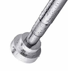 KZGRIT Teleskopstange, Edelstahl, Kein Bohren & Rost, Rutschfest, Verstellbar Duschvorhangstange Duschstange, Ausziehbar Kleiderstange für Schrank, Badezimmer, Fenster oder Türen(65-100cm) Angebot bei HelloDeals