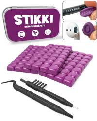 STIKKI Reinigungsknete für Handy, Smartphone, Kopfhörer UVM. – Professionelles Reinigungsset inkl. Multifunktionsbürsten Angebot bei HelloDeals