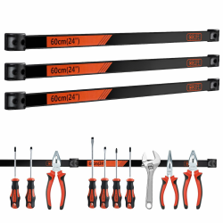 CCLIFE 3tlg Magnetleiste Werkzeug 60cm MAX 69KG Magnetschiene Magnetisch Werkzeugleiste für Werkstatt Angebot bei HelloDeals