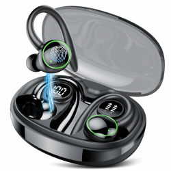 Bluetooth kopfhörer sport, Kopfhörer Kabellos Bluetooth 5.3 mit 4 Mic, In Ear Kopfhörer Bluetooth ENC Noise Cancelling, HiFi Stereo Ohrhörer mit Dual LED-Anzeige, 48 Std Spielzeit, IP7 Wasserdicht Angebot bei HelloDeals