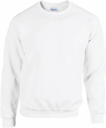 TICTEX Unisex Heavy Blend Crewneck Sweatshirt by Gildan - Herren-Pullover Baumwolle mit Rundhals in vielen Farben - große Größen - S M L XL XXL 4XL 5XL Weiß 3XL Angebot bei HelloDeals