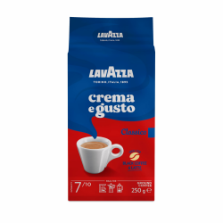 Lavazza, Crema e Gusto Classico, Gemahlener Kaffee, für Mokka-Kannen oder Filterkaffee, Ausgewogener Geschmack, Intensität 7/10, Würzige Aromen, Arabica & Robusta, Dunkle Röstung, 10 Packungen à 250 g Angebot bei HelloDeals