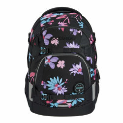 Coocazoo Schulrucksack MATE, ergonomischer & anpassbarer Tornister, höhen- & größenverstellbar, mit Brustgurt & Hüftgurt, leicht & individuell, ab der 3. Klasse Floral Artnight Angebot bei HelloDeals