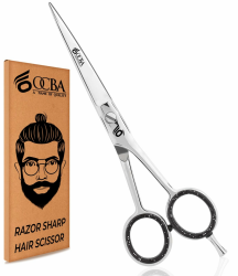 Friseurschere - OCBA Professionelles 6' Haarschneideschere & Haarschere - Haarschere Perfektes Design für Friseure & Salons - Haarschneideschere für Männer und Frauen Angebot bei HelloDeals