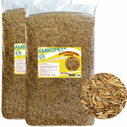 10kg (5+5) Hermetia - Soldatenfliegenlarven getrocknetes Naturfutter Vögel Reptilien Angebot bei HelloDeals