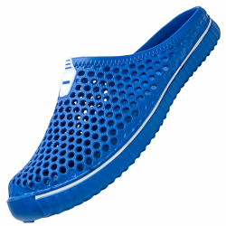 SAGUARO Clogs Hausschuhe Herren Damen Sommer Hohl Latschen Atmungsaktiv Gartenschuhe Badeschuhe Strand Pantoffeln Aqua Slippers Gr.36-45 39 EU Navy Blau Angebot bei HelloDeals